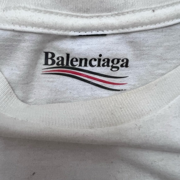 Balenciaga White Logo Graphic T-Shirt
Men's Size Small - Picture 3 of 7